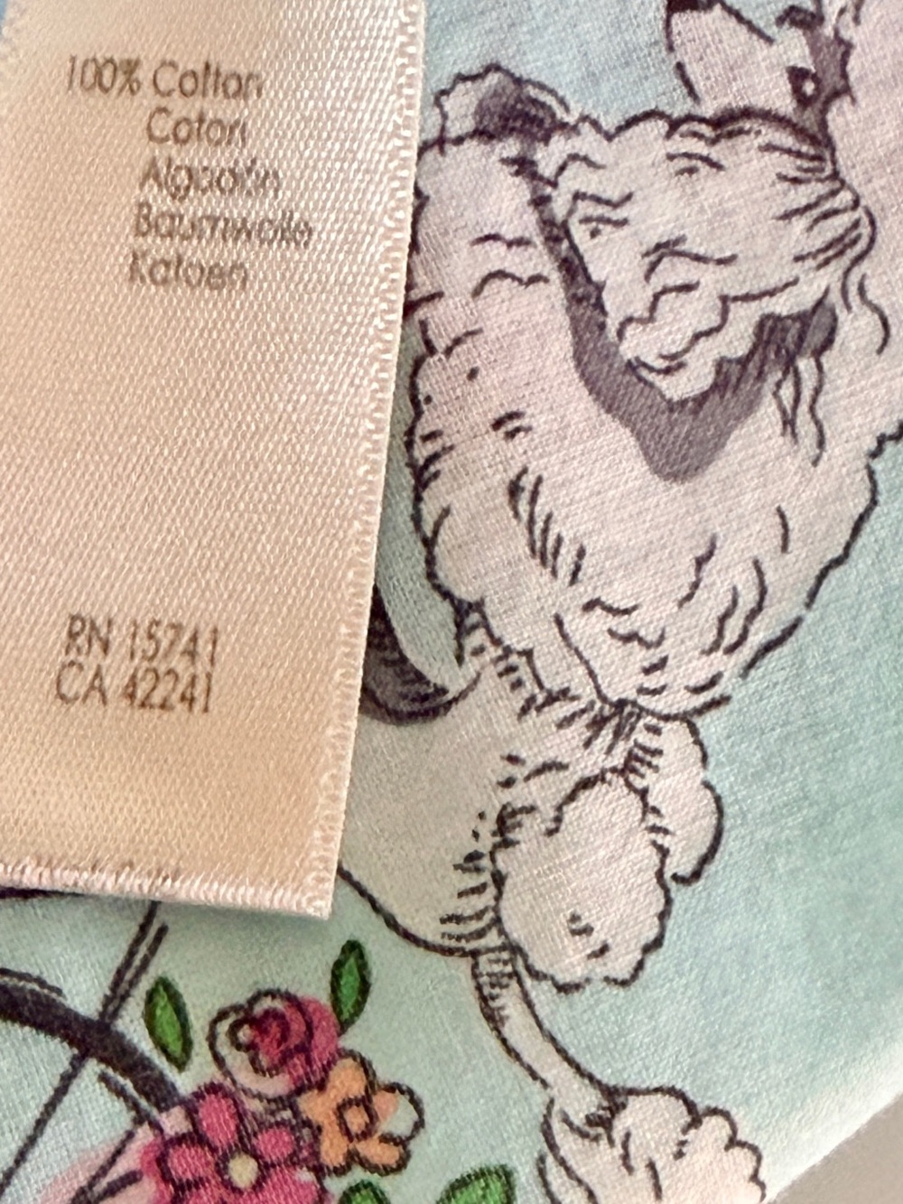 P.J. Salvage Playful Prints Dogs Riding Bicycles Pajama Set 100% Cotton sz S - Picture 8 of 9